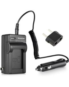Kastar EN-EL14 Battery Charger with Car and EU Adapter Replacement for Nikon MH-24 Charger, Nikon D3200 D3100 D3300 D3400 D3500 D5100 D5300 D5500 D5600 Coolpix P7000 P7100 P7700 P7800 Digital Camera